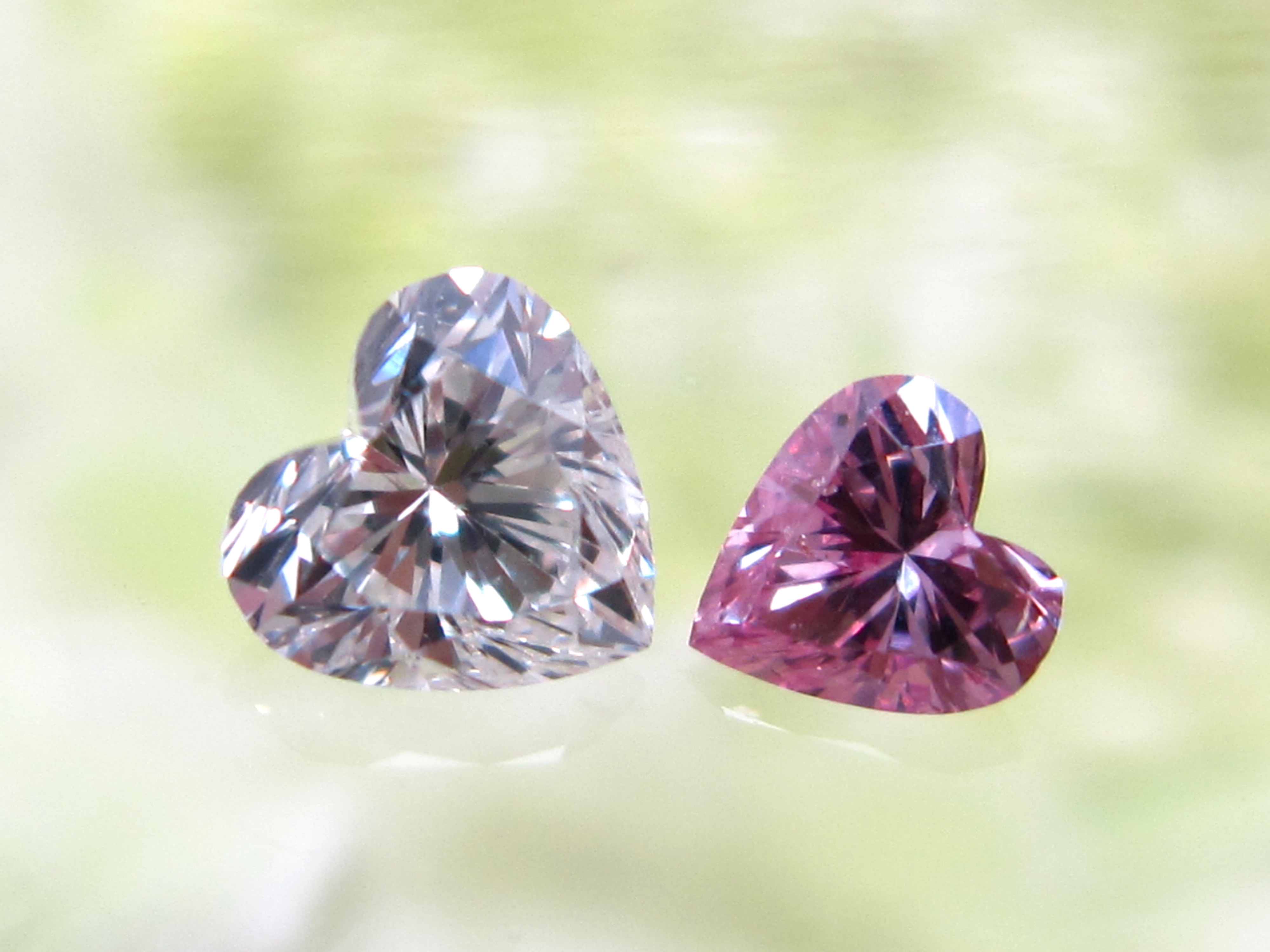 ハートのピンクダイヤモンド 結婚指輪 婚約指輪はピンクダイヤ専門店 銀座リム