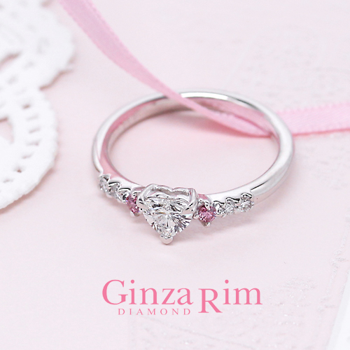 ハートシェイプのダイヤモンド | 結婚指輪・婚約指輪はピンクダイヤ 