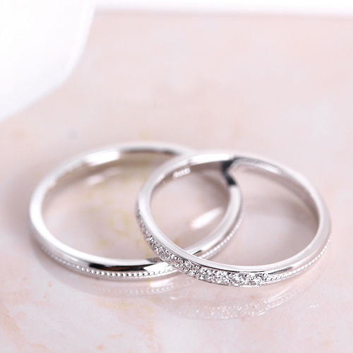 シンプルプラチナリング | 結婚指輪・婚約指輪はピンクダイヤ専門店