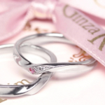 ソフィー　天然ピンクダイヤモンド　結婚指輪