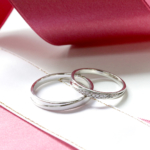 ﾉﾗ　ﾋﾟﾝｸﾀﾞｲﾔ　ﾌﾟﾗﾁﾅ　結婚指輪　婚約指輪