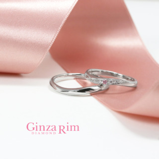 ﾘﾃﾞｨｱ　結婚指輪　ピンクダイヤ